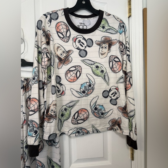 Disney Character Pajama Set - Small - Picture 2 of 5